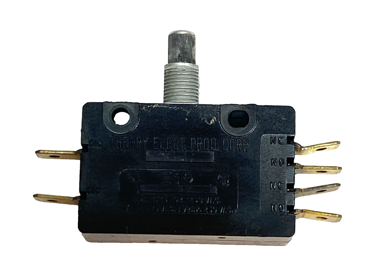 E19 | Cherry Electric Snap Action Limit Switch DPDT 15A 125/250VAC NC/NO LOT OF 2 - Used - Maverick Industrial Sales