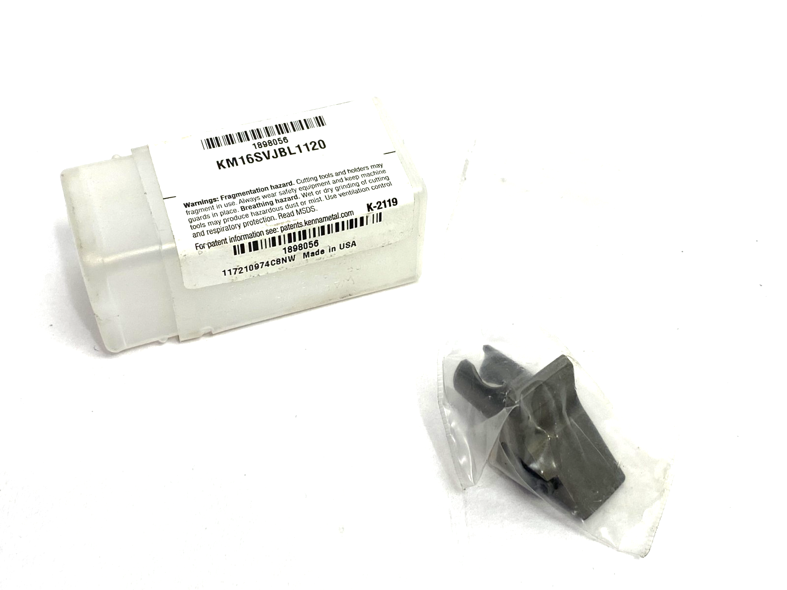 Kennametal 1898056 KM Micro™ Cutting Unit OD App. S-Clamping KM16SVJBL1120 - Maverick Industrial Sales