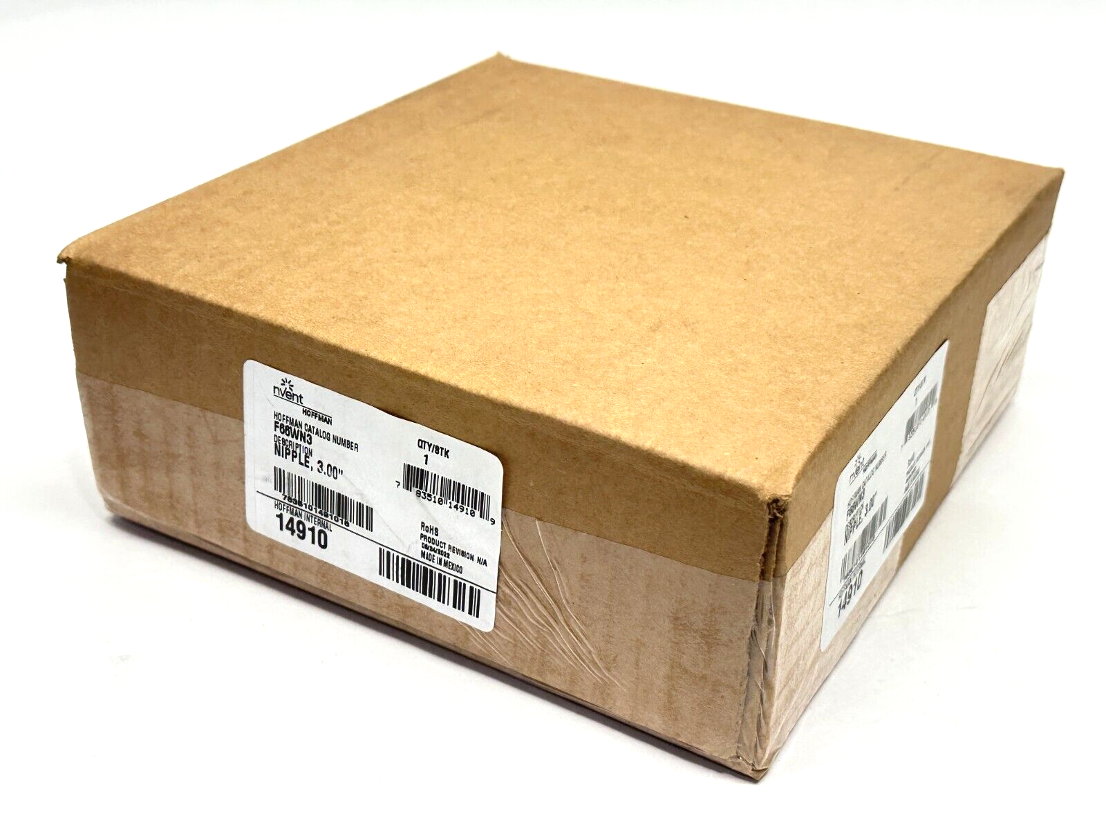 Hoffman F66WN3 Nipple Feed-Through Wireway 6" x 6" x 3" 14910 - New - Maverick Industrial Sales