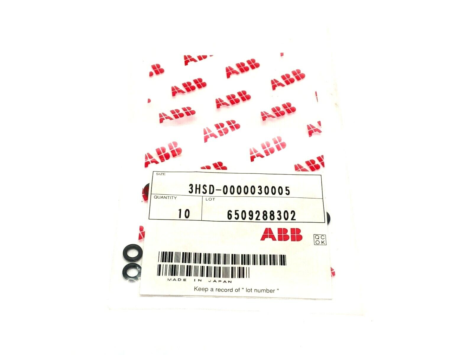 ABB 3HSD-0000030005 O-Ring Paint Seal PKG OF 10 - Maverick Industrial Sales