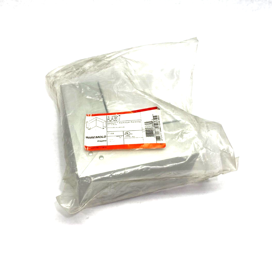 Legrand Wiremold ALA3817 Isoduct Aluminum Raceway Interior Elbow 90-Degree - Maverick Industrial Sales