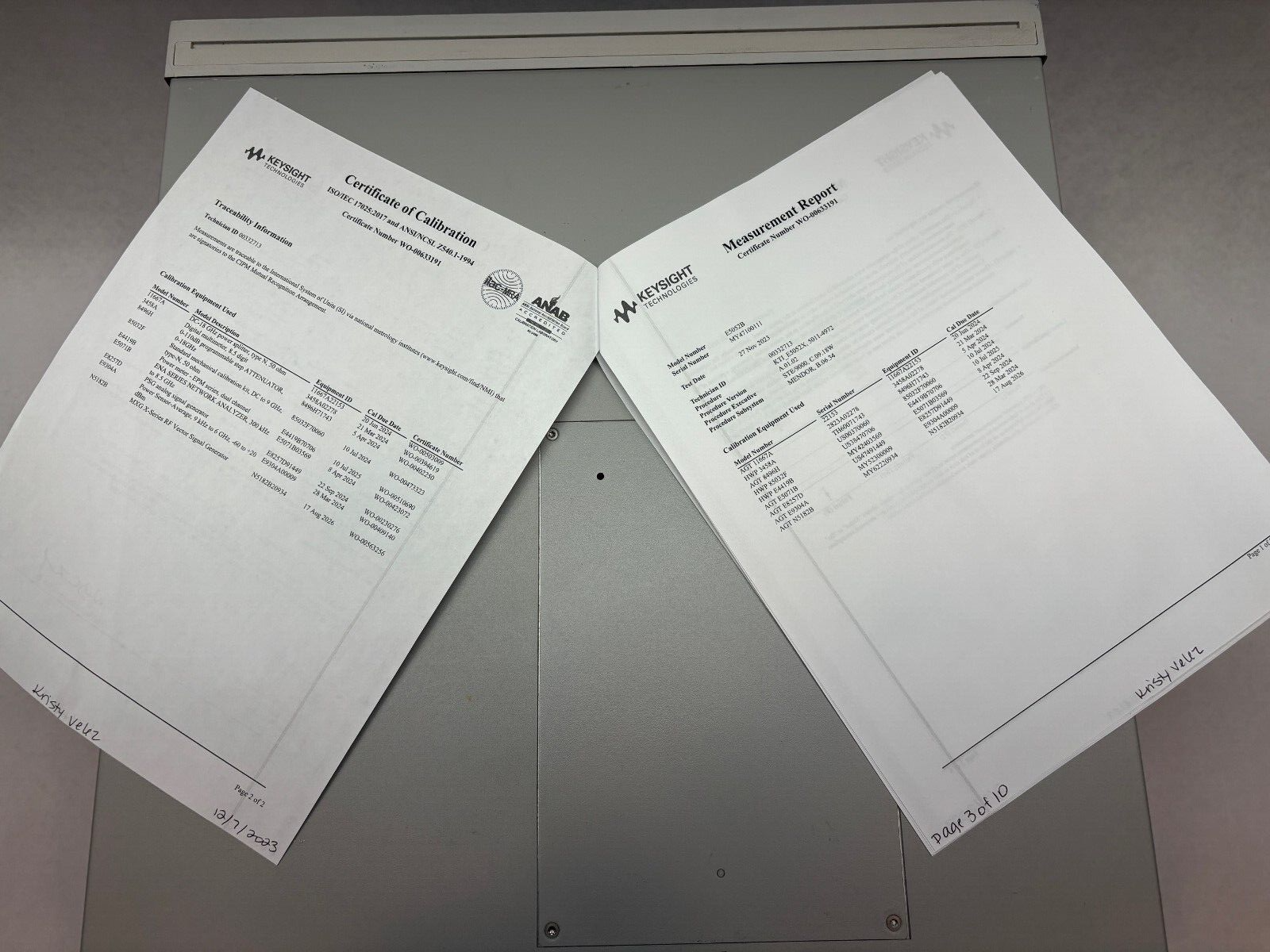 Agilent E5052B Signal Source Analyzer, 10 MHz - 7 GHz, MY47100111 - For parts or not working - Maverick Industrial Sales