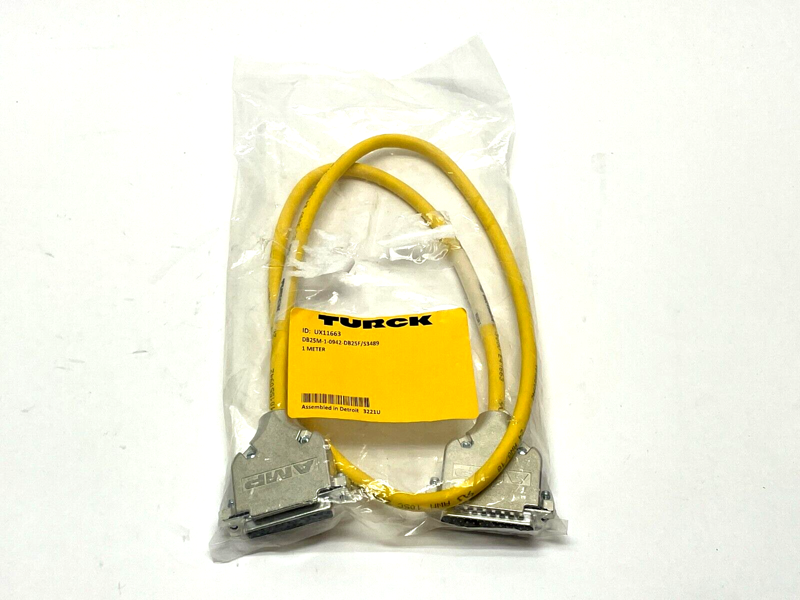 Turck DB25M-1-0942-DB25F/S3489 Double Ended Cordset UX11663 - New - Maverick Industrial Sales