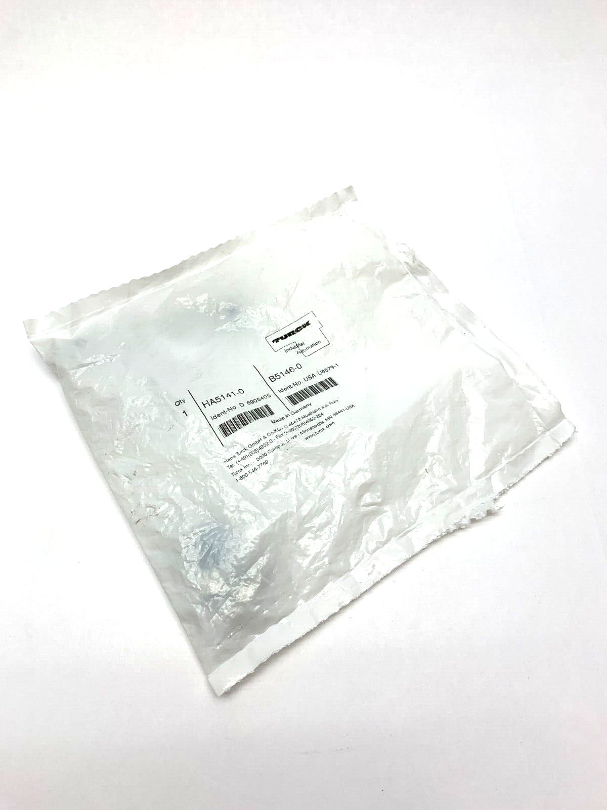 HA5141-0 / B5146-0 | Turck Customizable M8 Female Straight Round Connector - New - Maverick Industrial Sales