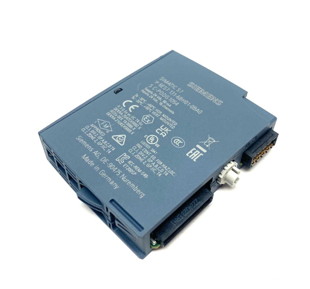 Siemens 6ES7131-6BH01-0BA0 SIMATIC ET 200SP Digital Input Module DI 16x 24V DC - Maverick Industrial Sales