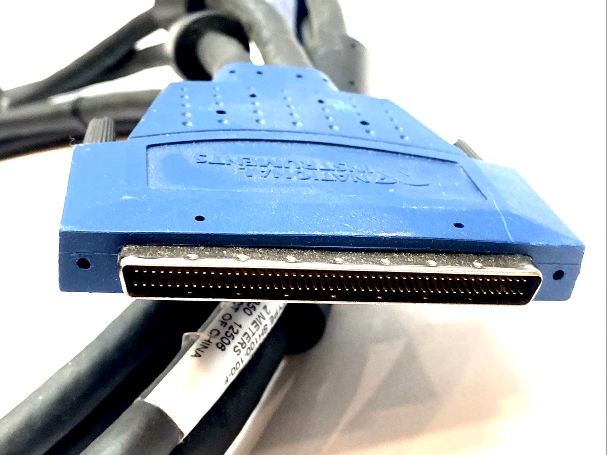 SH100-100-F | National Instruments Flex Cable 100-Pin Male to Male 2m Shielded - Used - Maverick Industrial Sales