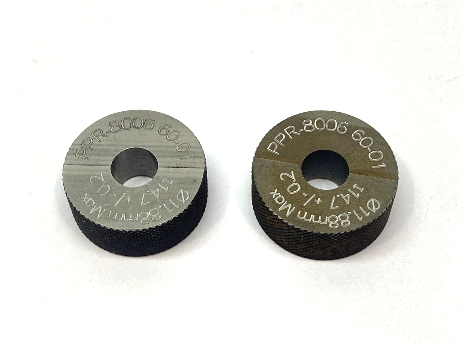 PPR-8006 60-01 | Bore Setting Ring Gage Ø 11.88mm Max 14.7 +/- 0.2, LOT OF 2- New – Open box - Maverick Industrial Sales
