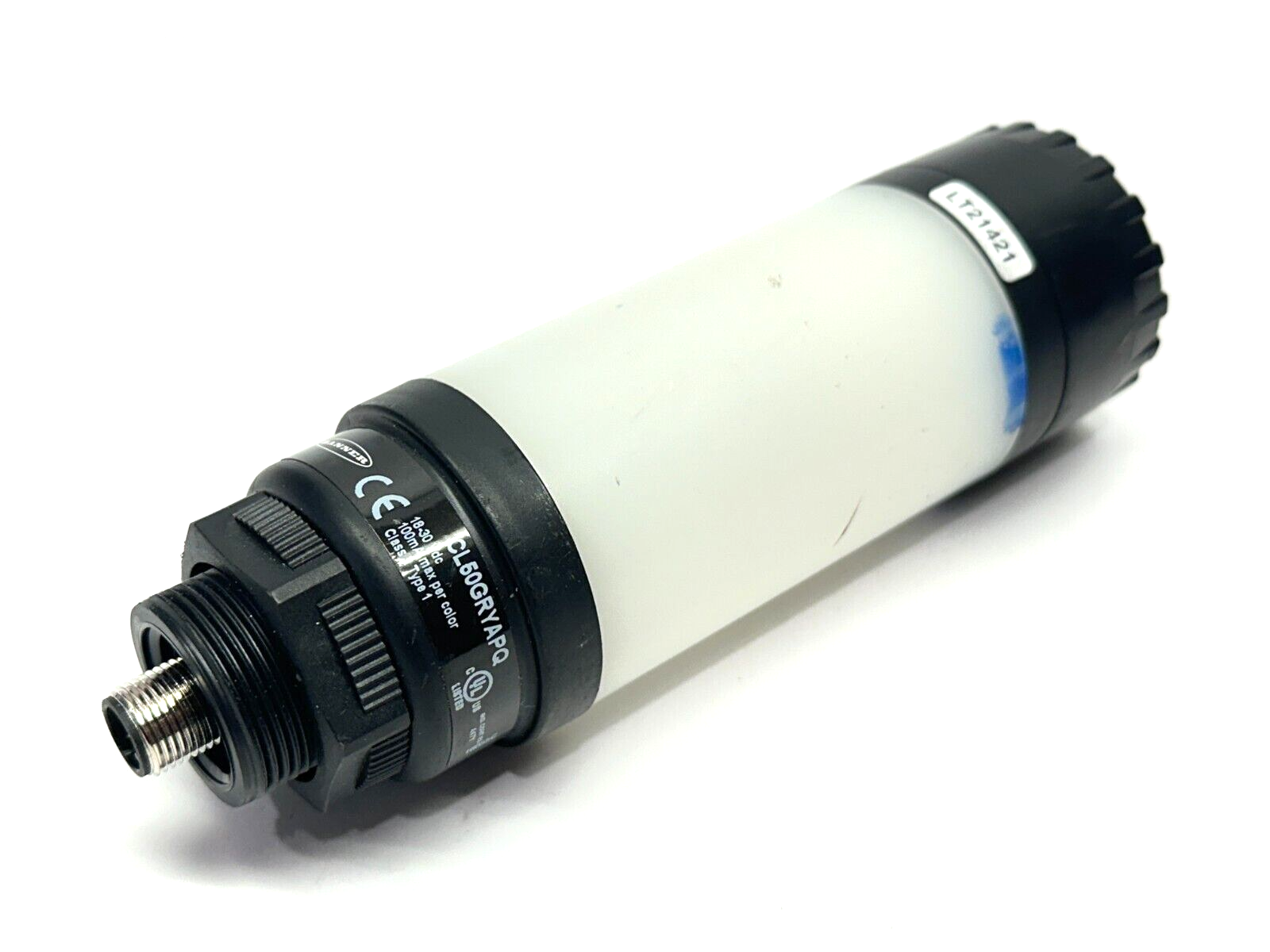 CL50GRYAPQ | Banner CL50 Core Series 50mm LED Column Light M12 5-Pin 18-30VDC - Used - Maverick Industrial Sales