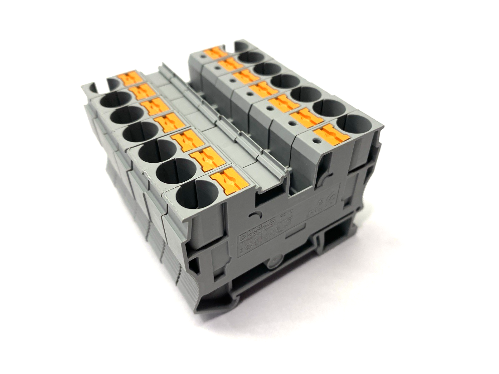 Phoenix Contact PT 10 Feed-Through Terminal Block 3212120 LOT OF 7 - Maverick Industrial Sales