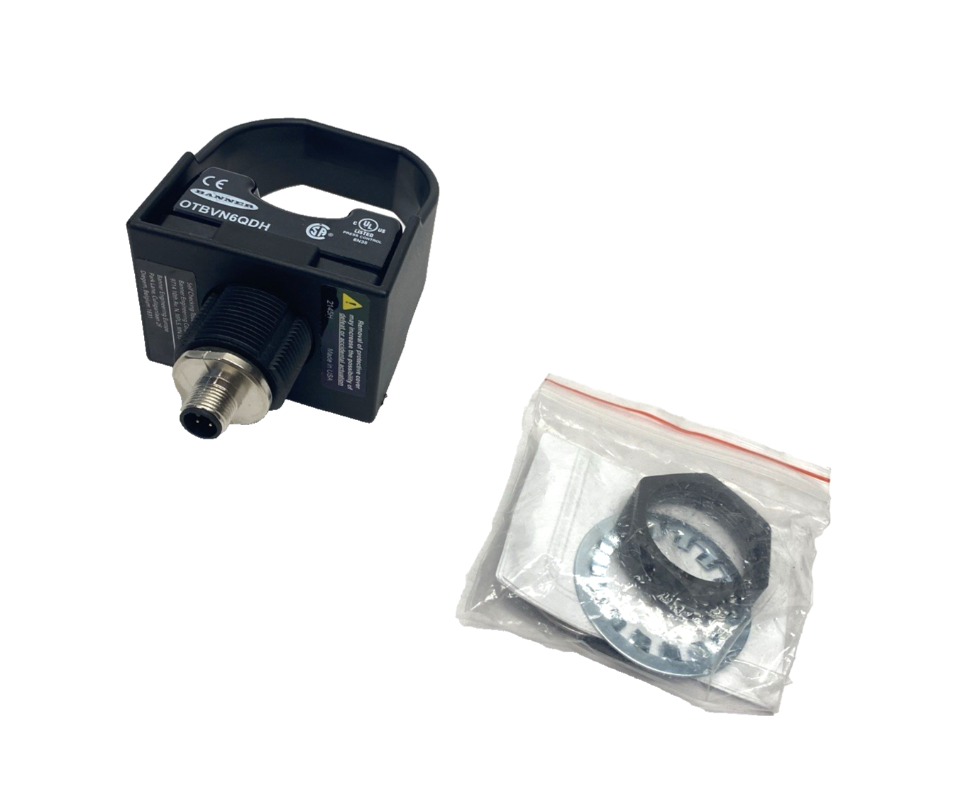 Banner OTBVN6QDH Momentary Action Optical Touch Button 62415 - New – Open box - Maverick Industrial Sales