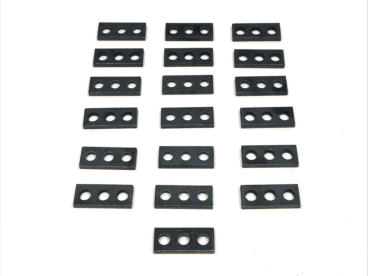 NAAMS DSCP036-M500 ASP 350N Rectangle Spacer 3-Hole 5mm Thick BAG OF 19 - Maverick Industrial Sales