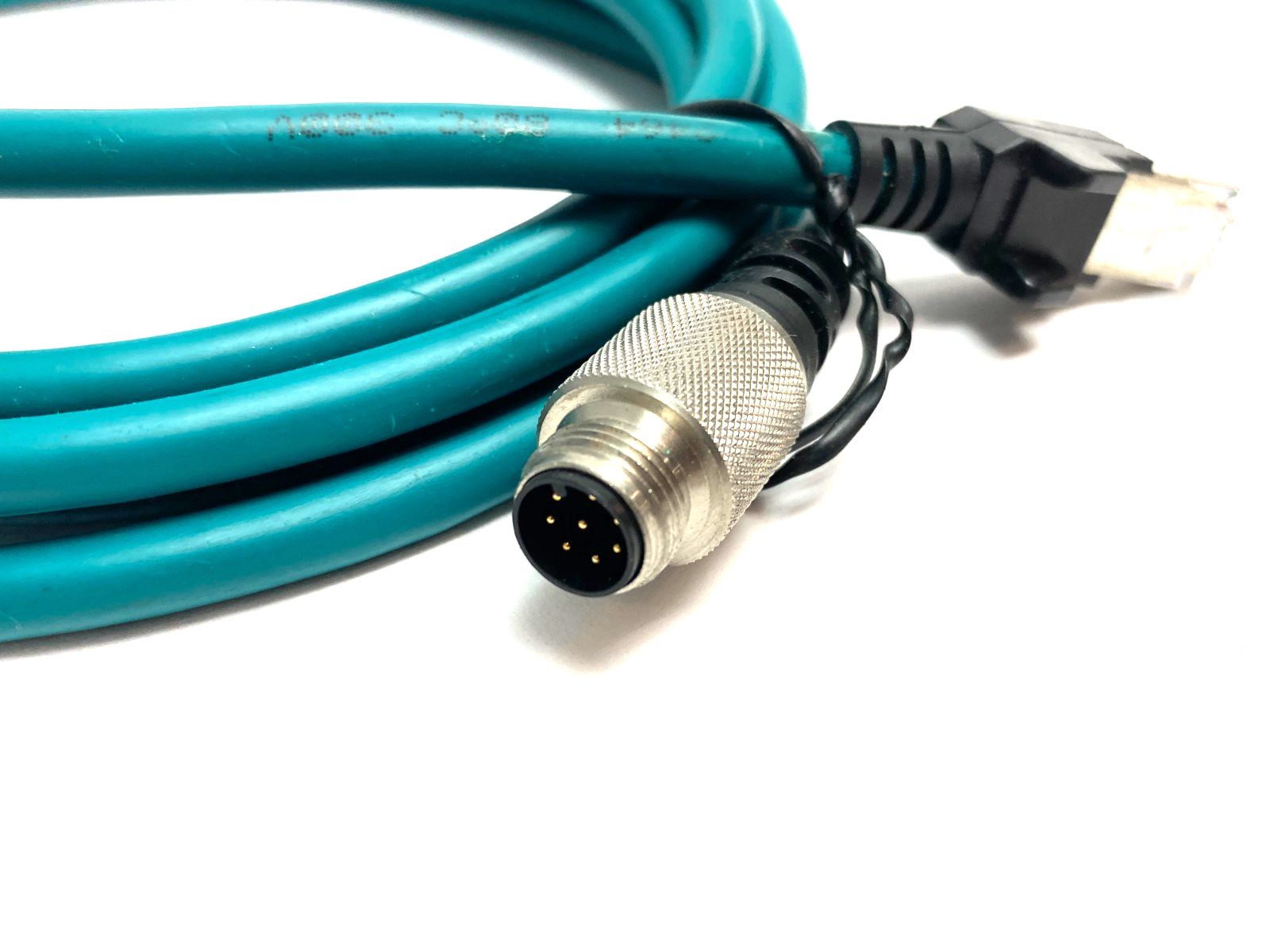 Cognex 849011002 In-Sight Ethernet Camera Cable 8-Pin Male to RJ45 2m - New – Open box - Maverick Industrial Sales