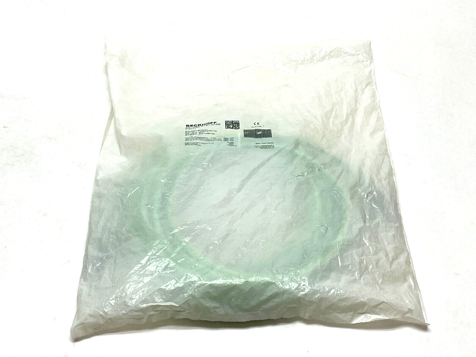 Beckhoff ZK1090-6191-0100 EtherCAT Cable 10m Length - New - Maverick Industrial Sales