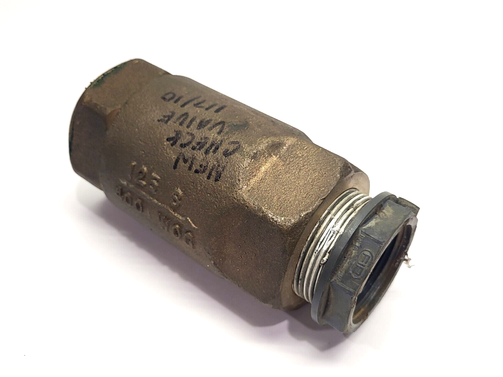 125S | Conbraco In-Line Ball Cone Check Valve 1-1/2" - Used - Maverick Industrial Sales