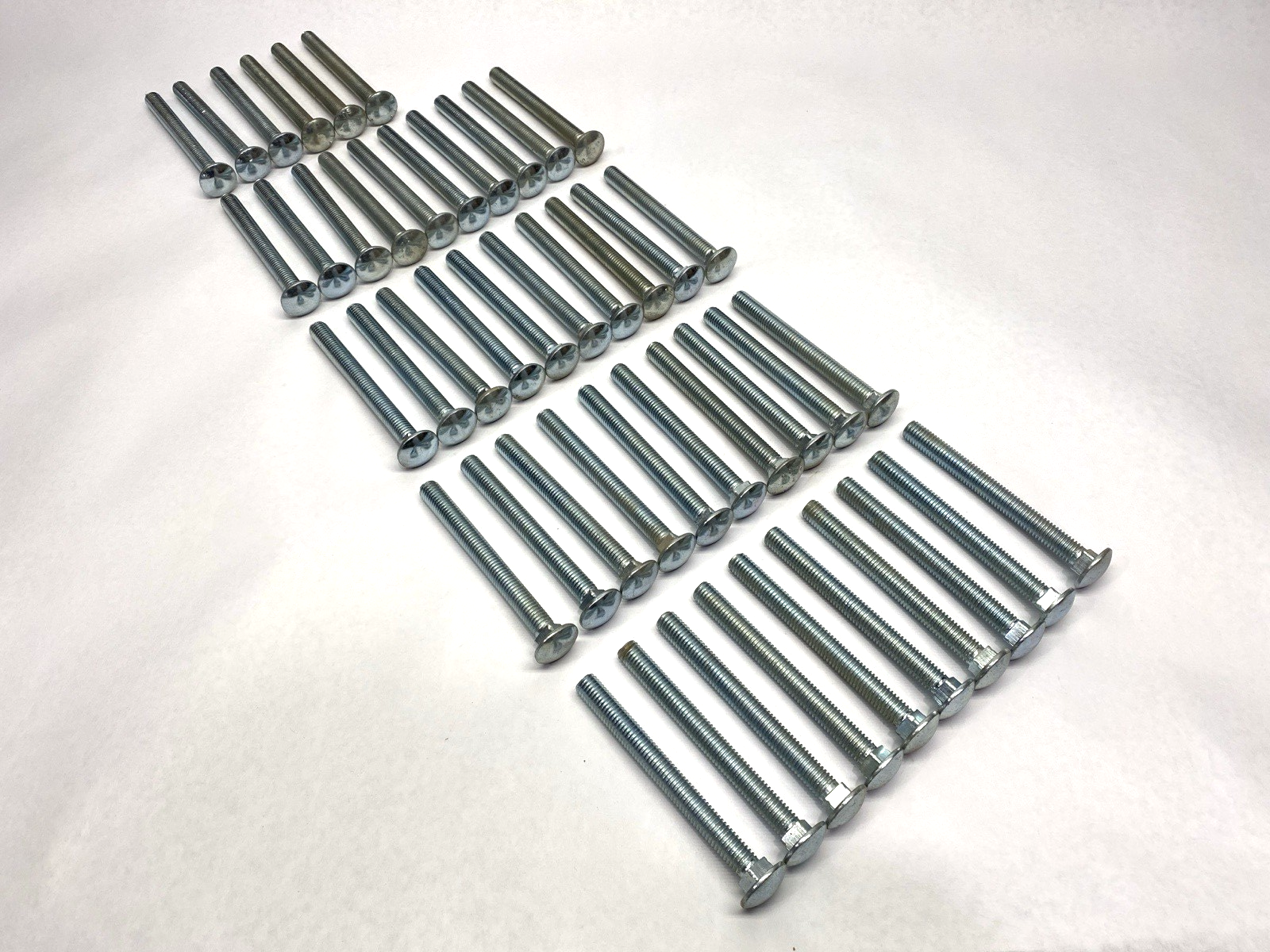 1/2"-13 x 5" Carriage Bolt Grade 2 LOT OF 46 SHELFWARE - New – Open box - Maverick Industrial Sales