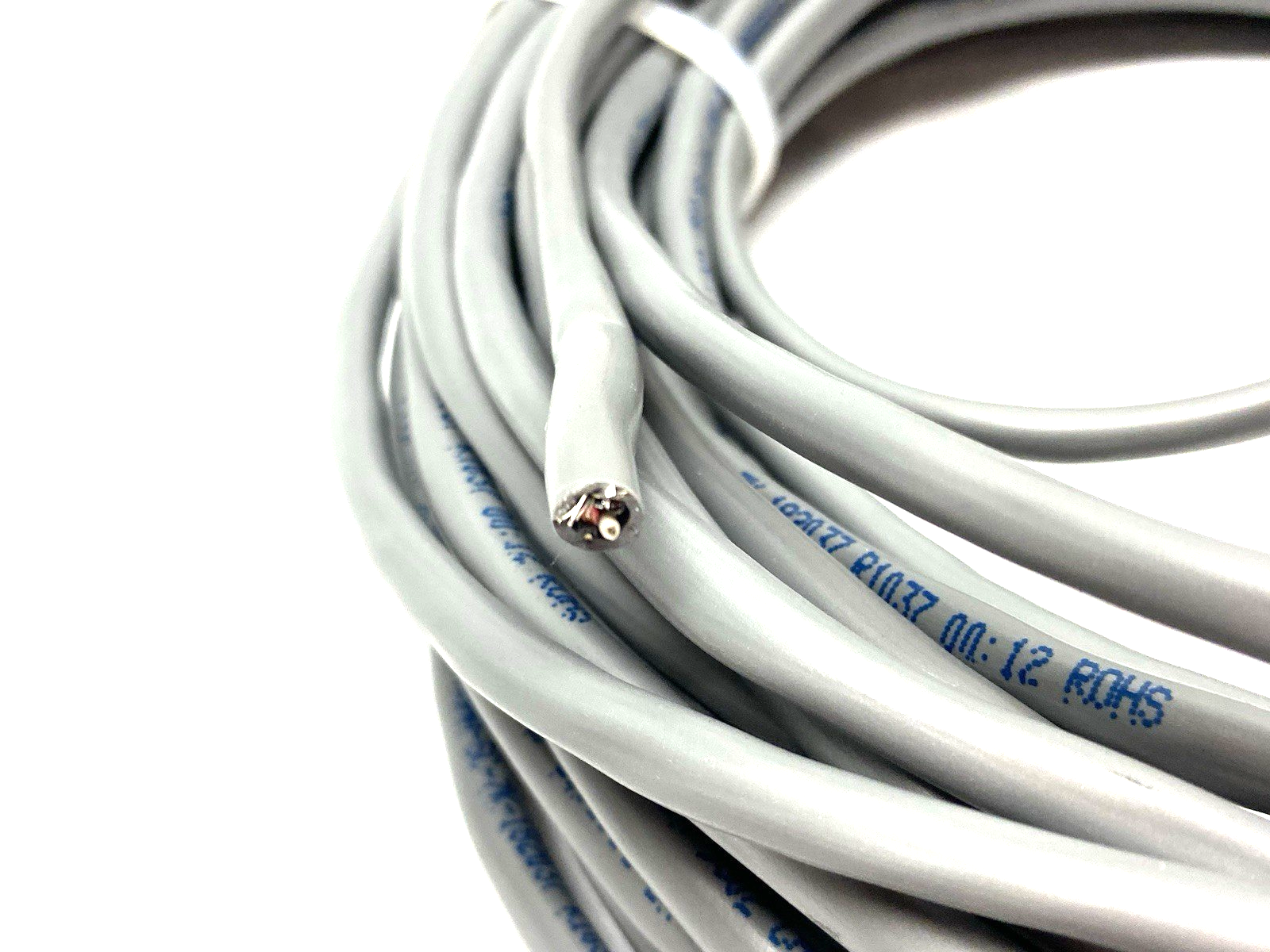 9502 060 | Belden 9502 RS-232, #24-2pr, SR-PVC, O/A Foil, PVC Jkt, CMG, 75Ω ABOUT 60 FEET - New Other - Maverick Industrial Sales