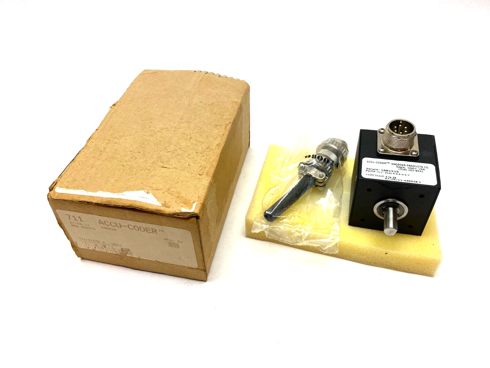 Accu-Coder 711*-0100-S-S-6-D-S-Y Incremental Encoder Dual-Shaft 711*0100S 6-0011 - Maverick Industrial Sales