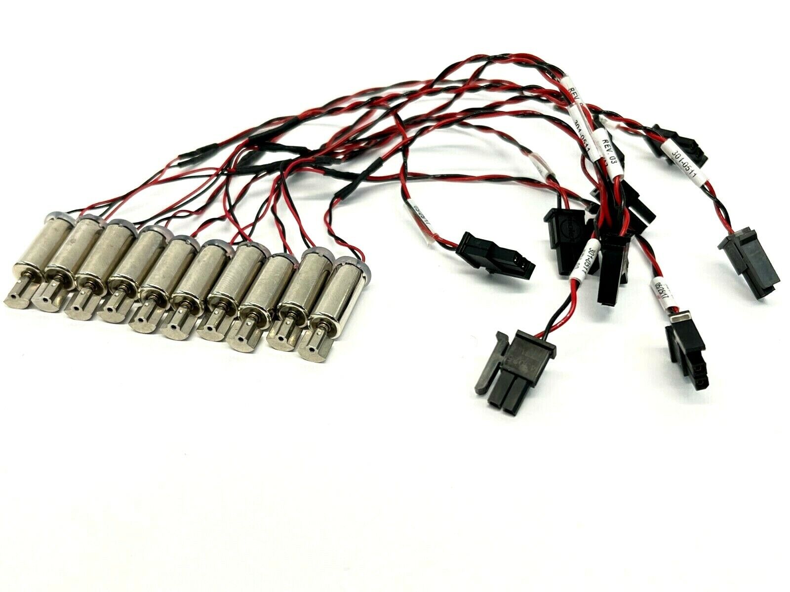 Molex 43025 Connector to Vibration Motor 7mm Diameter Parata 301-0511 LOT OF 10 - Maverick Industrial Sales