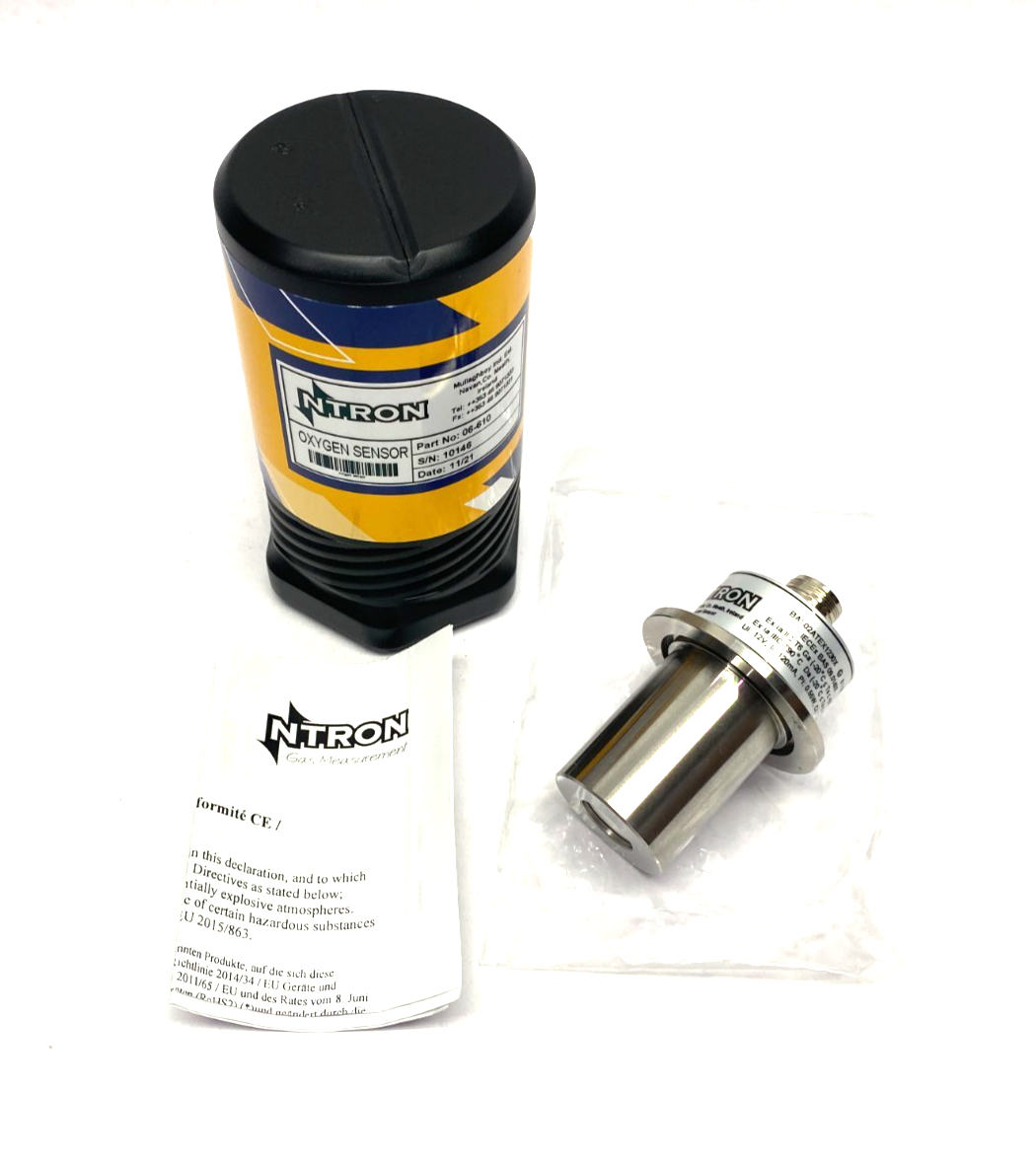 06-610 | NTron Oxygen Sensor for Gas Measurement Analyser - New – Open box - Maverick Industrial Sales