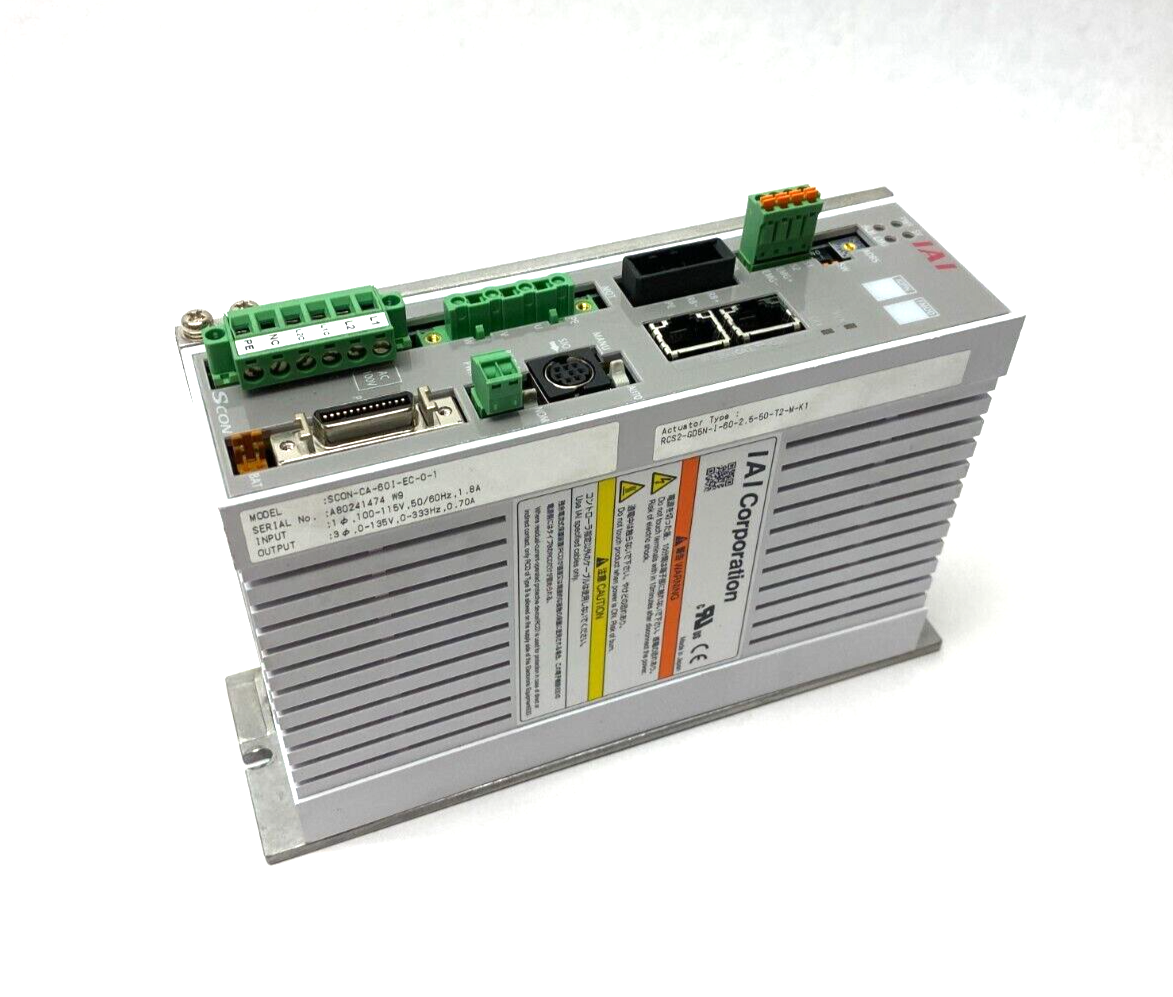 IAI SCON-CA-60I-EC-0-1 Actuator Logic Controller 100-115V, 1.8A Input - Maverick Industrial Sales