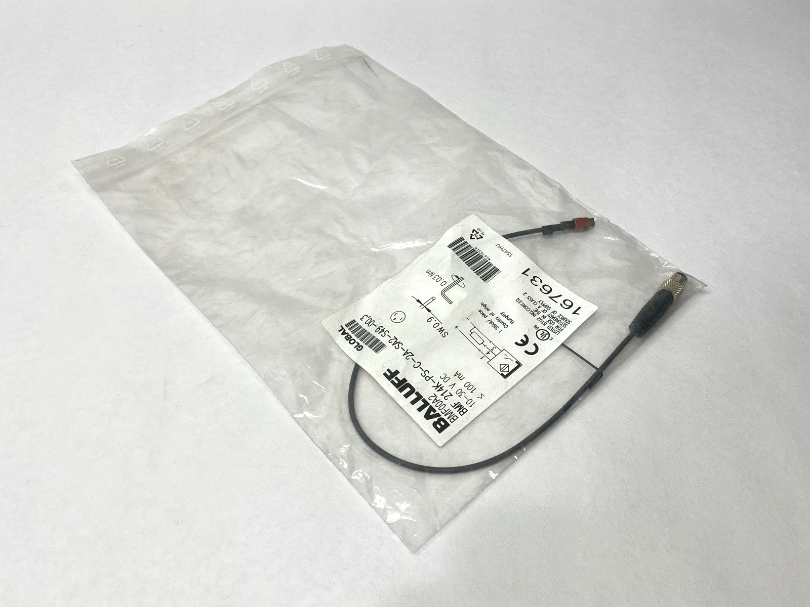 Balluff BMF 214K-PS-C-2A-SA2-S49-00,3 Magnetic Field Sensor 3-Pin M8 BMF00A2 - Maverick Industrial Sales