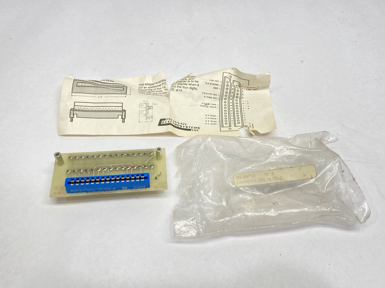 856 | Cincinnati Electrosystems Adapter - New Other - Maverick Industrial Sales