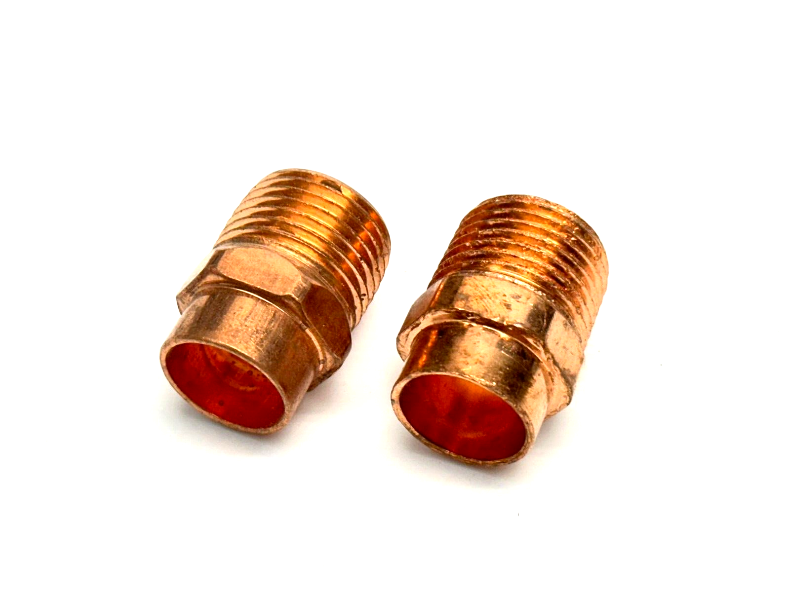 1/2" Fitting Adapter C x MPT Copper LOT OF 2 - New – Open box - Maverick Industrial Sales