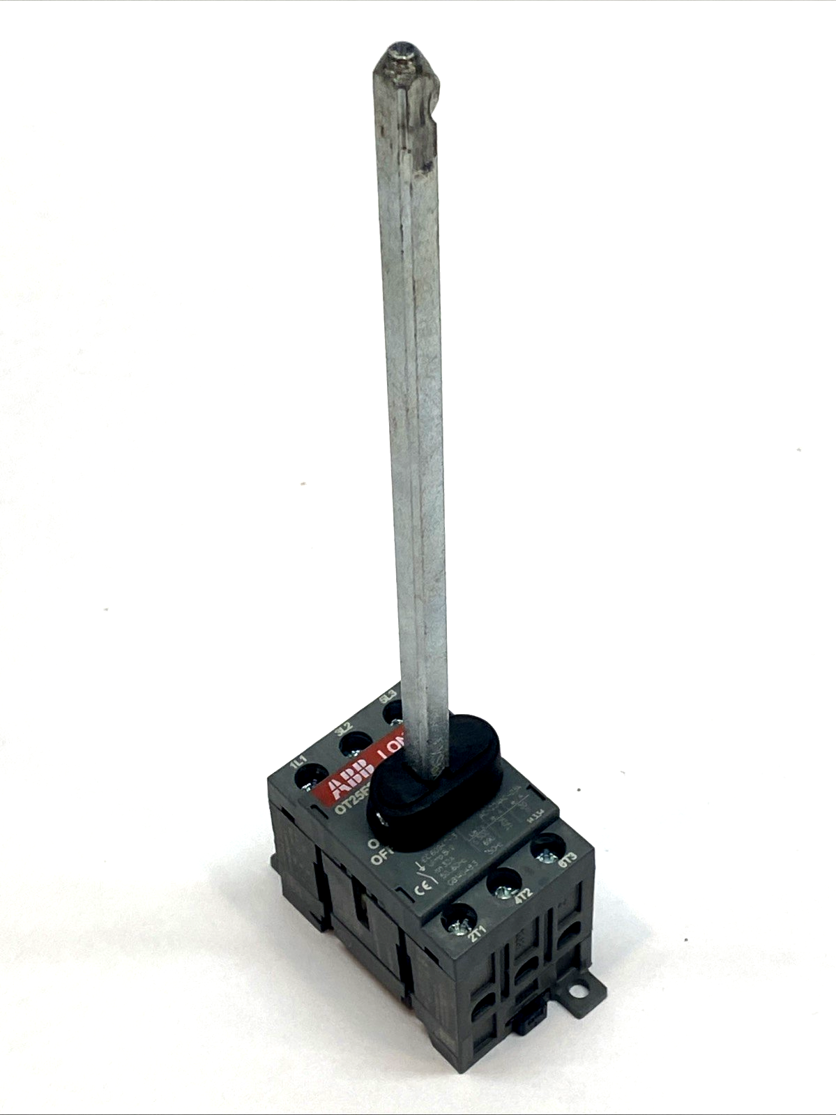 OT25F3 | ABB 3-Pole 25A Non-Fused Disconnect Switch 600V DIN/Base Mount - Used - Maverick Industrial Sales