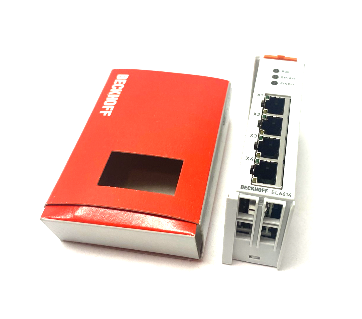 Beckhoff EL6614 EtherCAT 4-Port Communication Interface Ethernet Switch Port - Maverick Industrial Sales