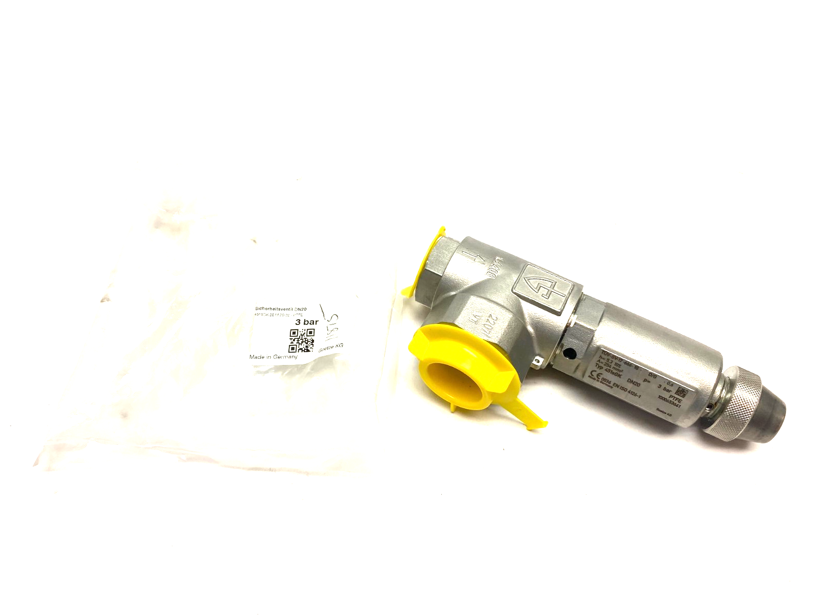 Goetze Armaturen 451sGK-20-f/f-20/32-PTFE Safety Valve 3bar DN20 - Maverick Industrial Sales
