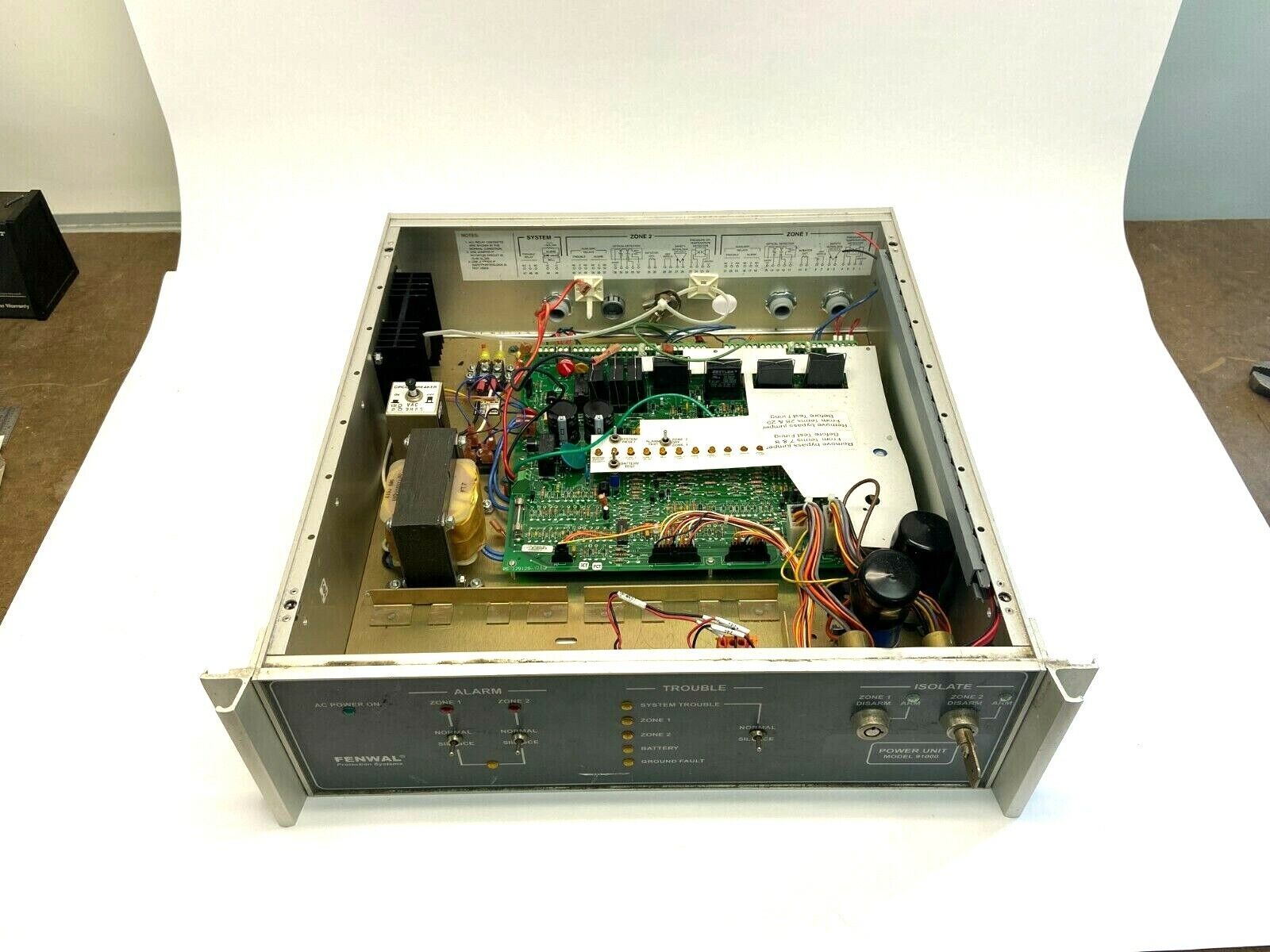 Fenwal Protection Systems 32-091000-117 Control Power Unit Model 91000 - For parts or not working - Maverick Industrial Sales