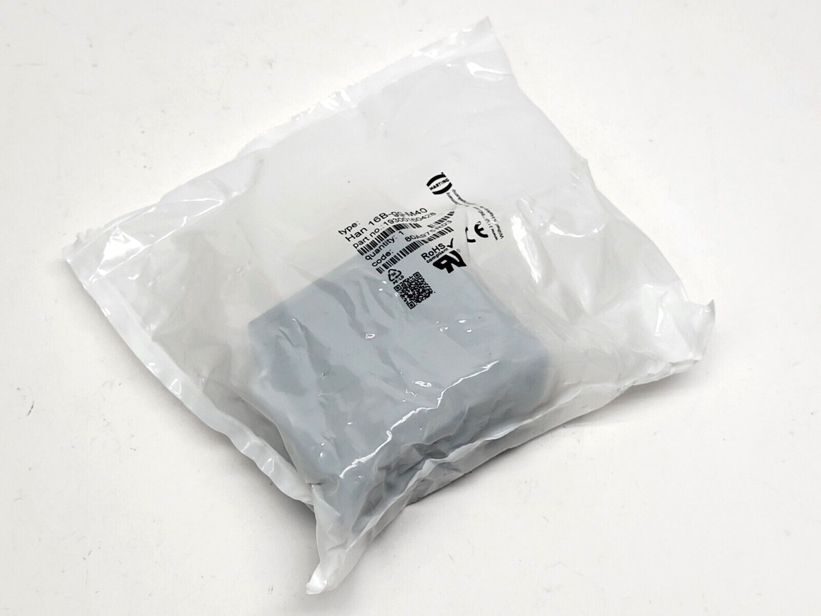 Harting 16B-gg-M40 Hood for Industrial Connectors 19300160428 - New - Maverick Industrial Sales