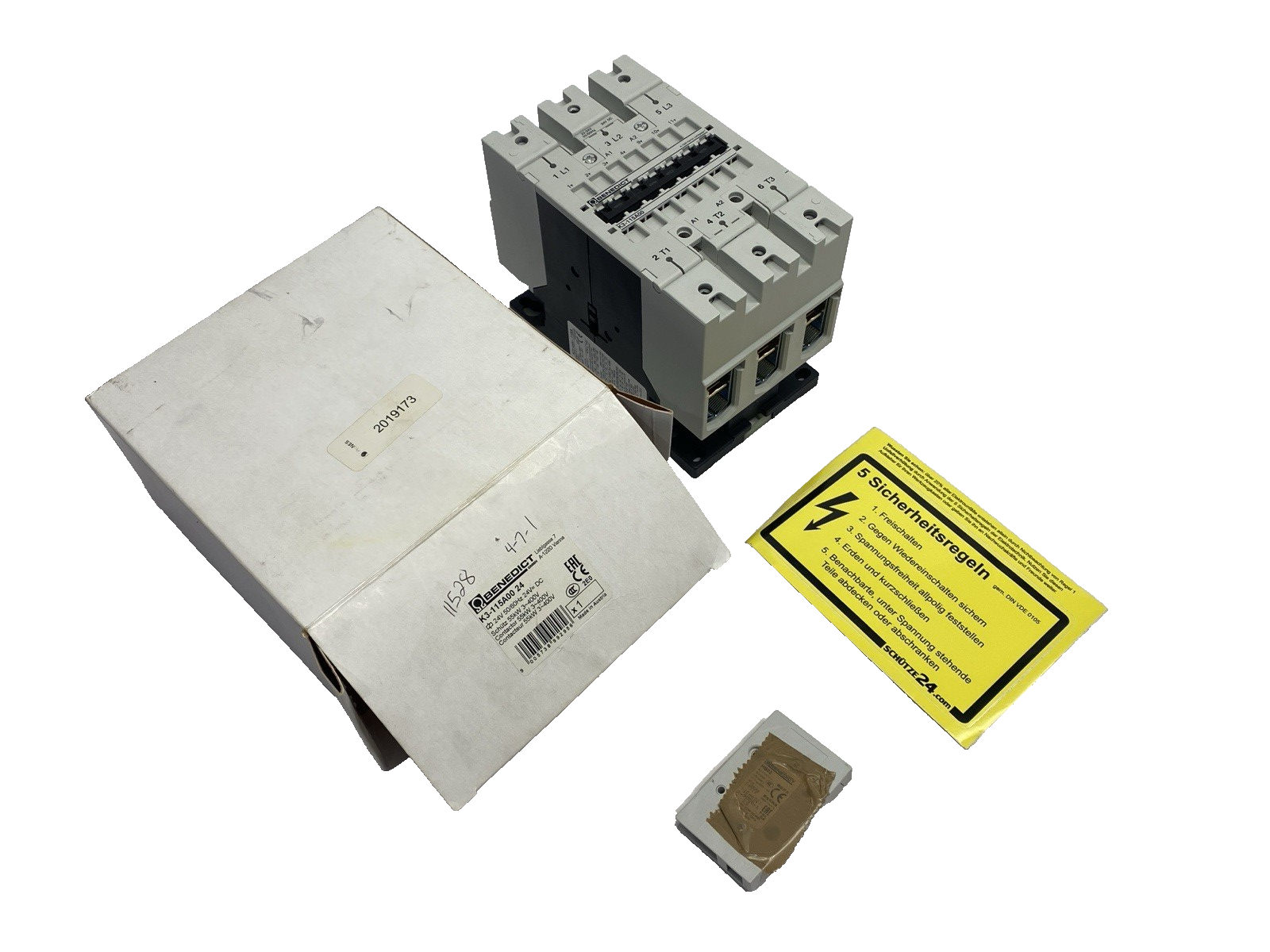 Benedict K3-115A00 24 Contactor 3-Pole 55kW 115A - Maverick Industrial Sales