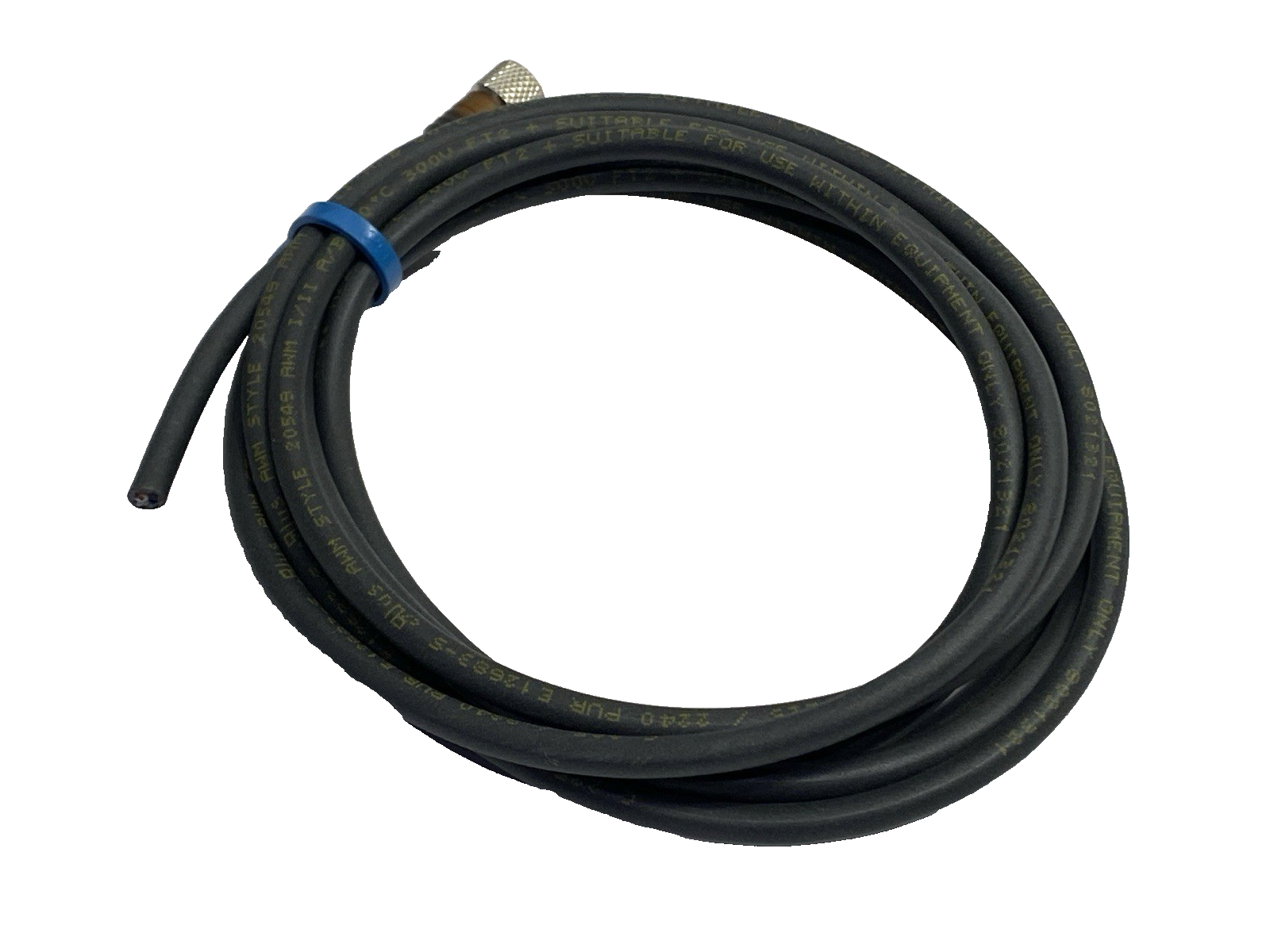 Lumberg Automation RSMV 4-RKMV 4-225/5M Cordset M8 M x F 5m 54625 CUT TO 5' - Used - Maverick Industrial Sales