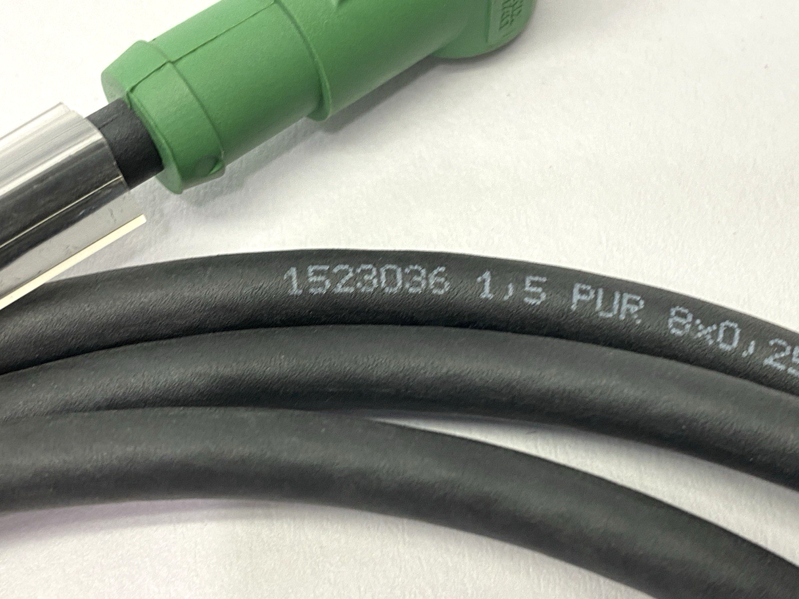 Phoenix Contact SAC-8P-M12MS/1,5-PUR/M12FS Double-Ended Cordset M12 1.5m 1523036 - New – Open box - Maverick Industrial Sales