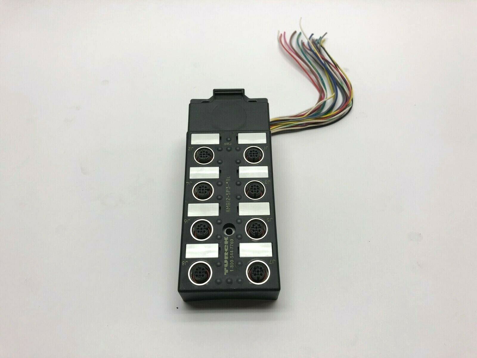8MB12-5P3-xBL | Turck Junction Box 8-Port w/ Cable Home Run - Used - Maverick Industrial Sales