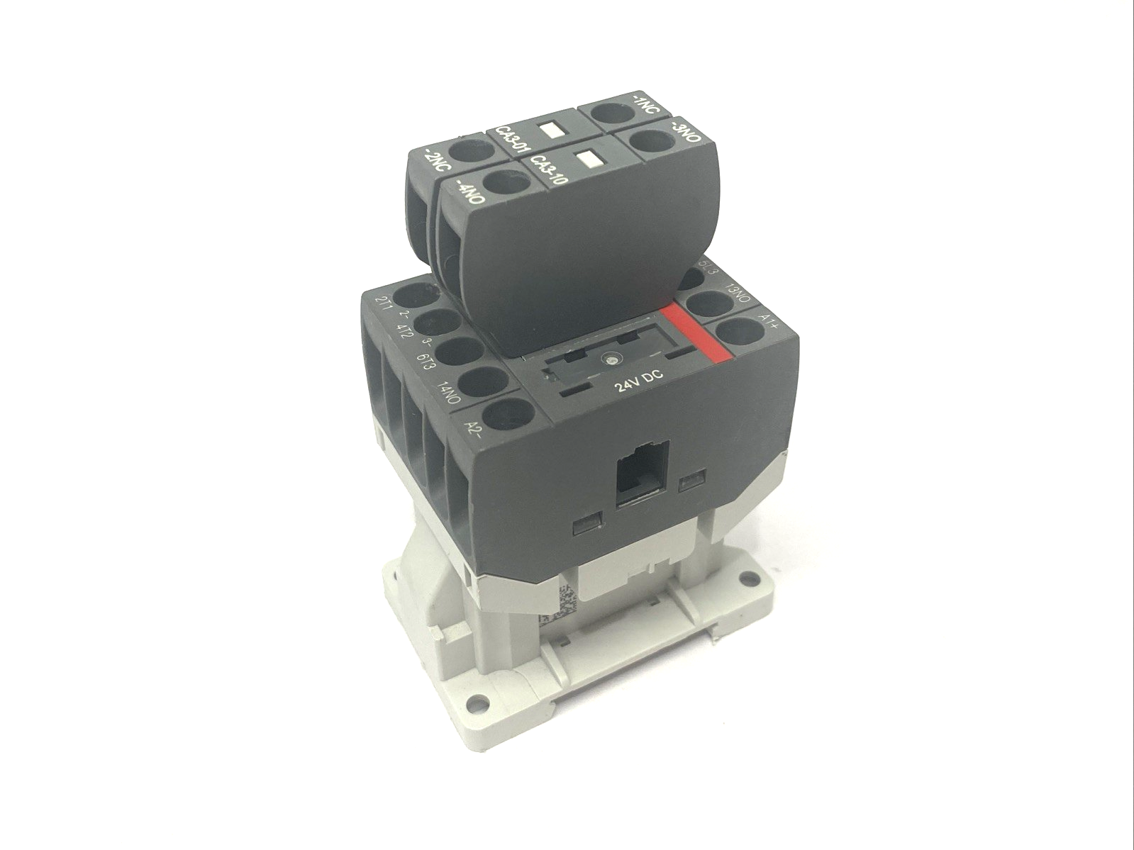 ABB ASL16-30-10-81 Contactor 1SBL123001R8110 w/ Aux. Blocks BROKEN CASING - Maverick Industrial Sales