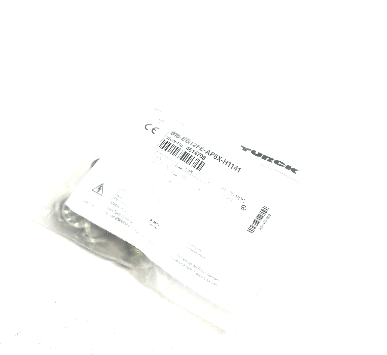 Turck BI6-EG12FE-AP6X-H1141 Inductive Sensor, Stainless Steel Front, 4614706 - Maverick Industrial Sales