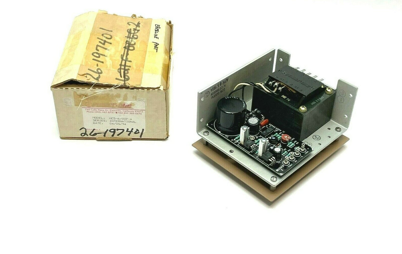 Power-One HC5-6/OVP-A Linear AC DC Converter 1 Output 5V - Maverick Industrial Sales