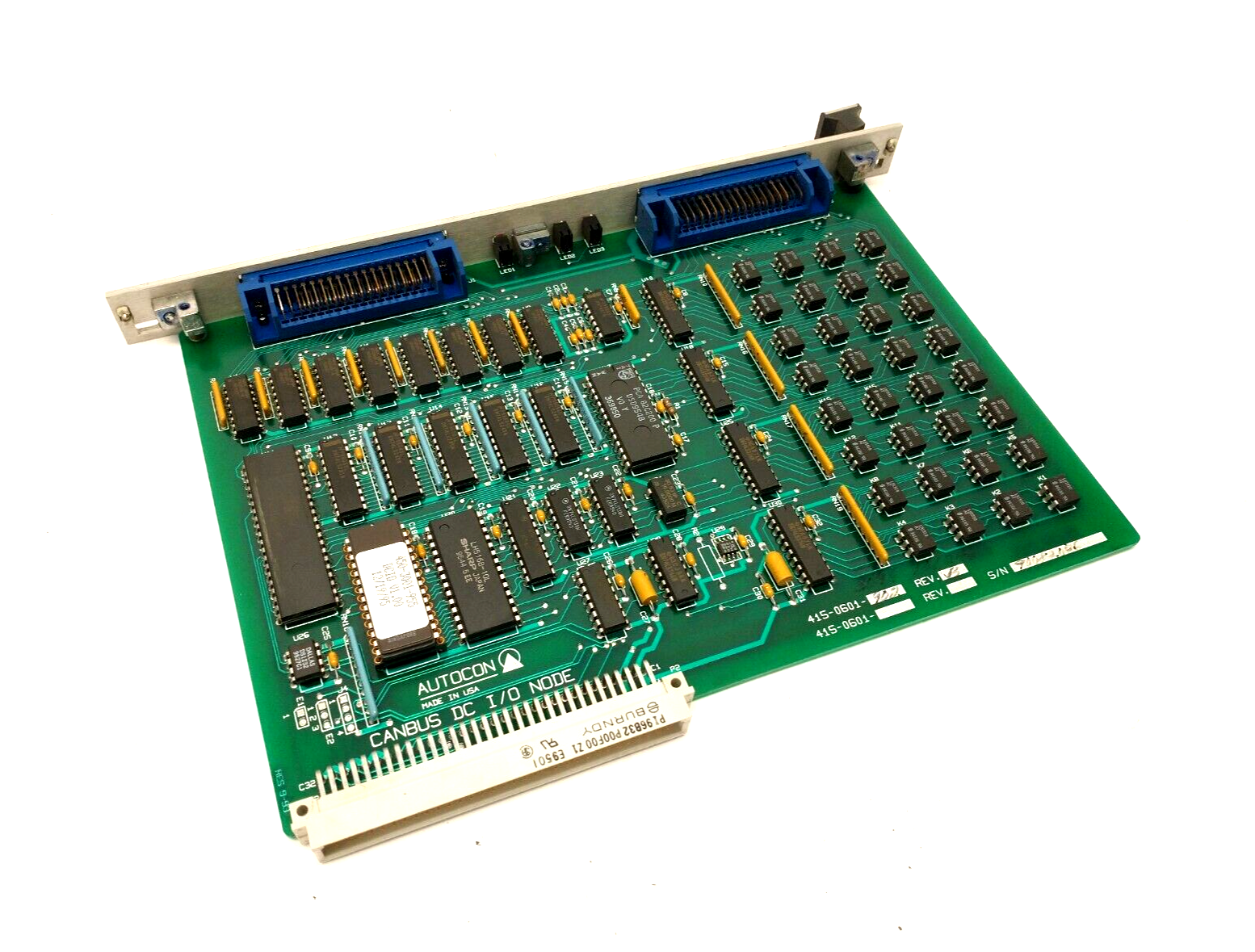 Autocon 415-0601-902 Rev. B CANBUS DC I/O Node Circuit Board PCB Hurco BMC30HT - Used - Maverick Industrial Sales