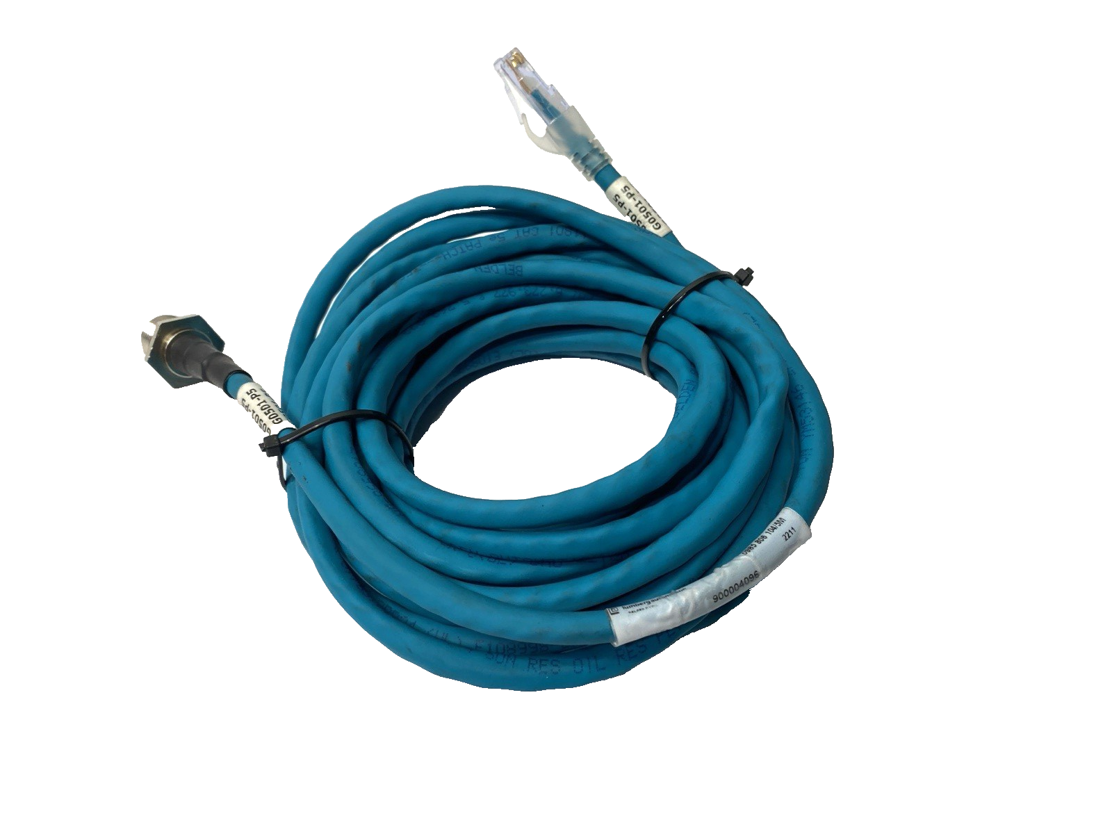 0985 806 104/5M | Lumberg Automation Ethernet Cordset M12F to RJ45M 900004096 - Used - Maverick Industrial Sales
