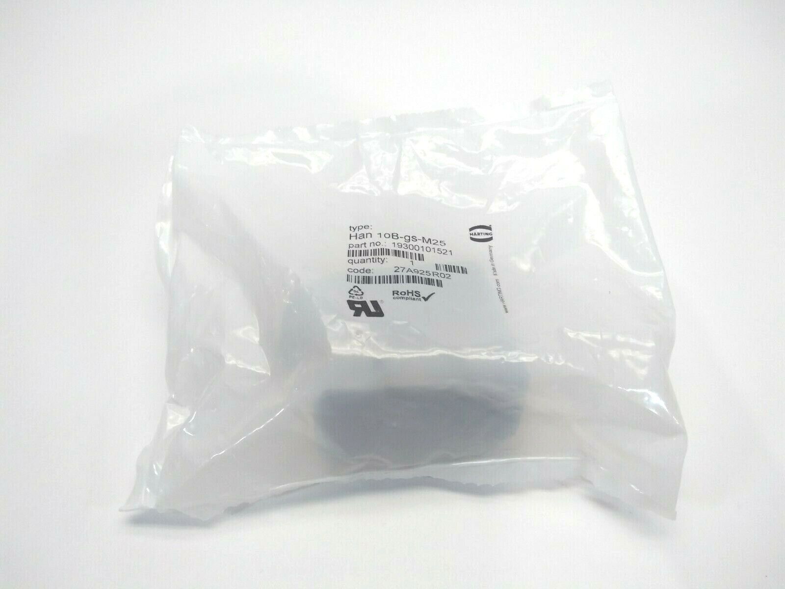 Harting 19300101521 HAN 10B-gs-M25 Connector Hood - Maverick Industrial Sales