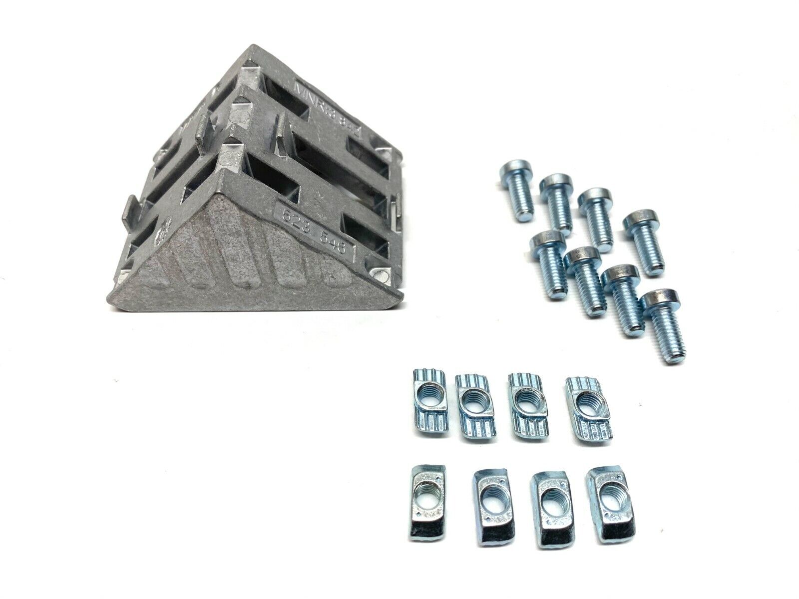 3842523549 | Bosch Rexroth Angle Gusset 60x60 8/8 Set - New - Maverick Industrial Sales