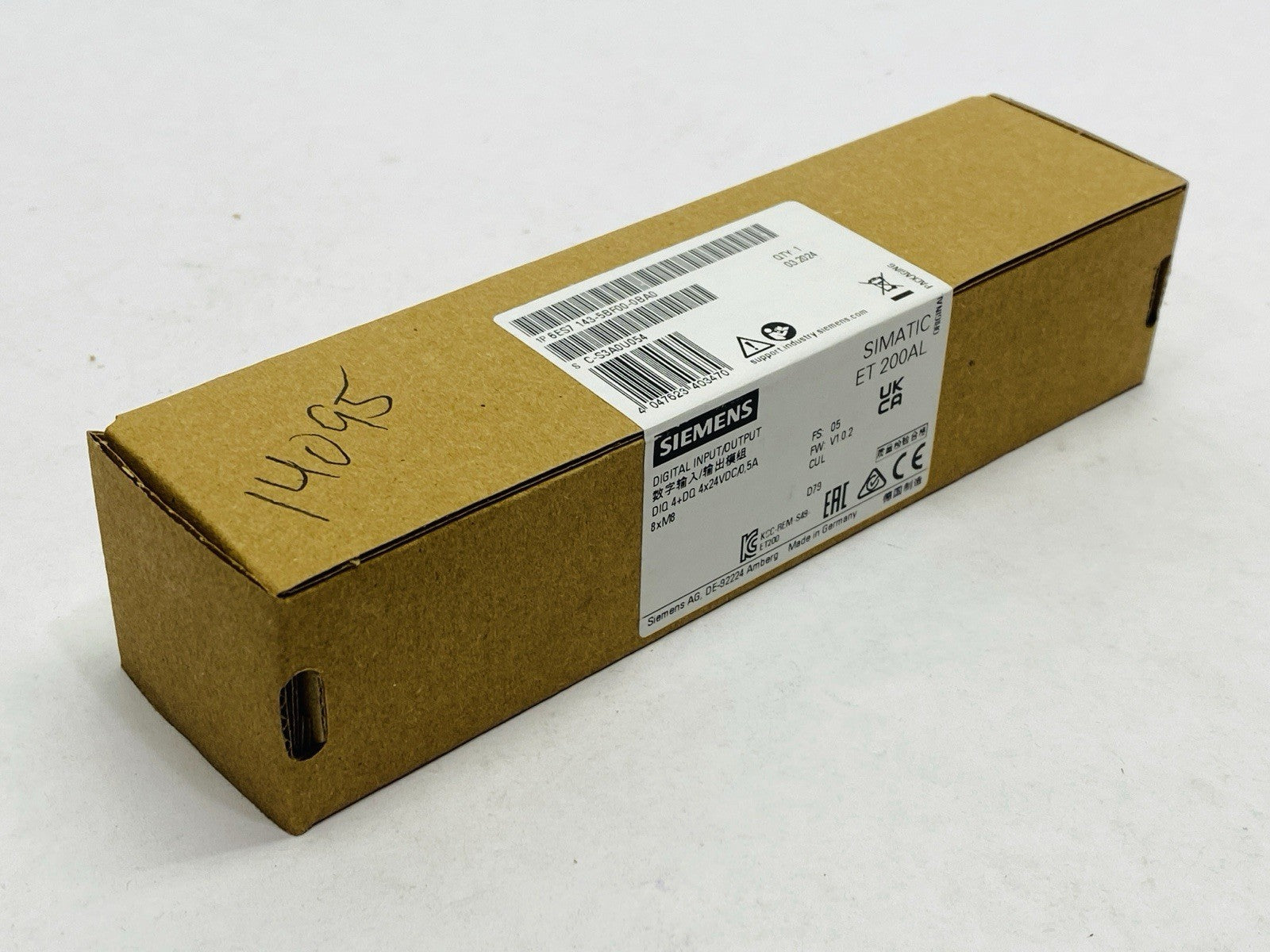 Siemens 6ES7 143-5BF00-0BA0 SIMATIC ET 200AL Digital Input/Output Module - Maverick Industrial Sales