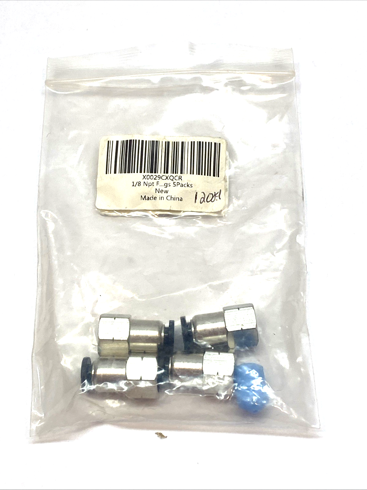 Festo 183741 Push To Connect 1/4" OD X 1/8" LOT OF 4 - Maverick Industrial Sales