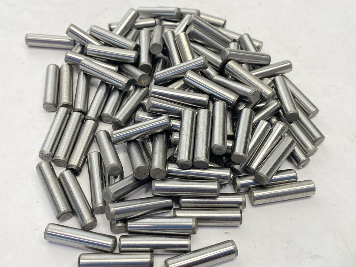 MSC34888 | Dowel Pin 1/4" Diameter 1" Length SS Grade 8 LOT OF 106- New – Open box - Maverick Industrial Sales