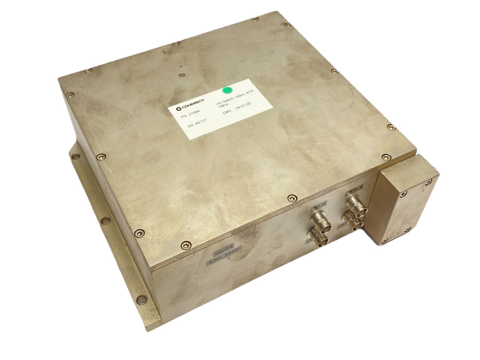 21994 | Coherent HV-Switch Intern RTP 1MHz EMV 54-01-00 - For parts or not working - Maverick Industrial Sales