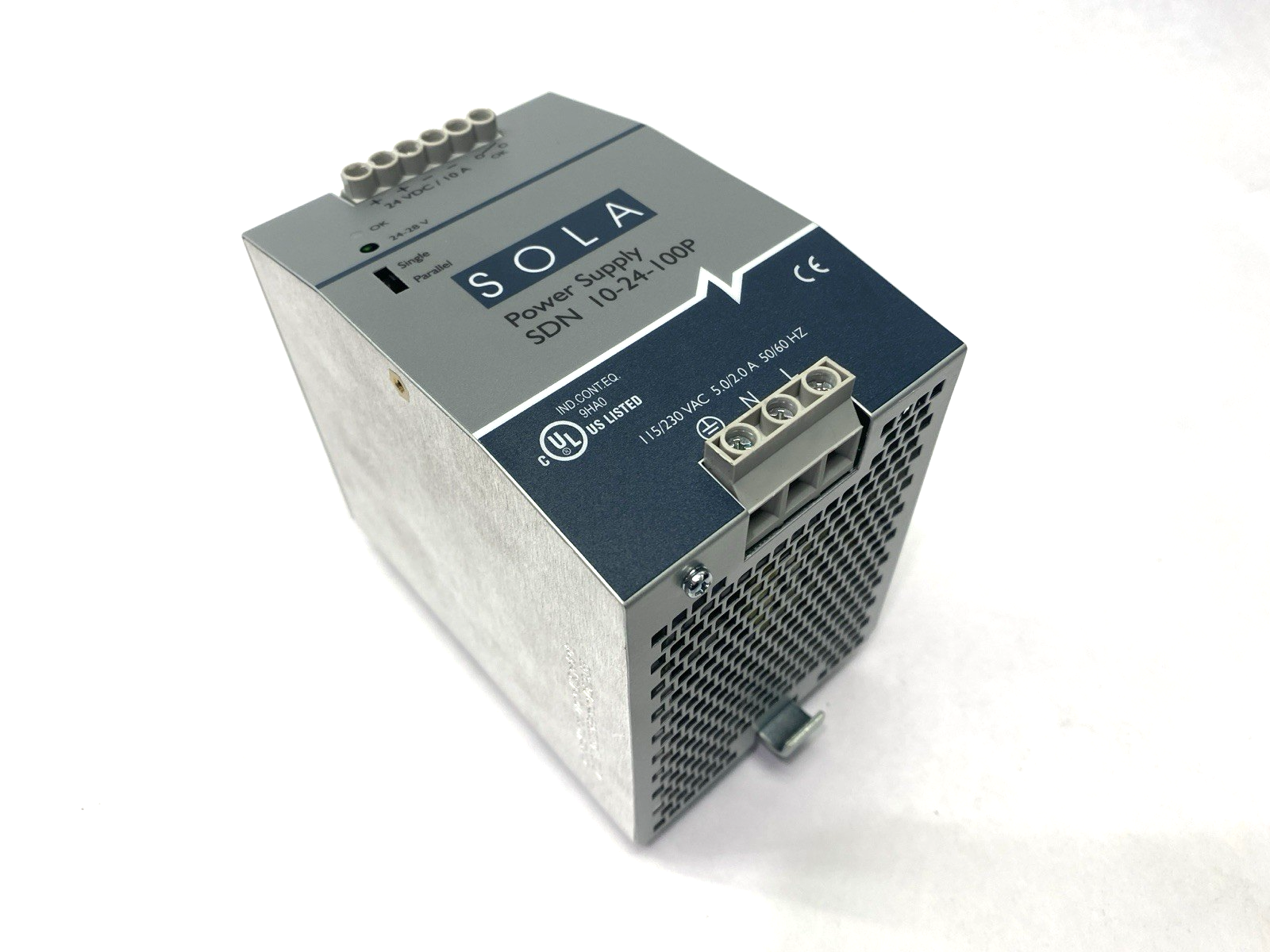 Emerson SDN 10-24-100P SOLA Power Supply 115/230VAC 5.0/2.0A 50/60Hz - Maverick Industrial Sales