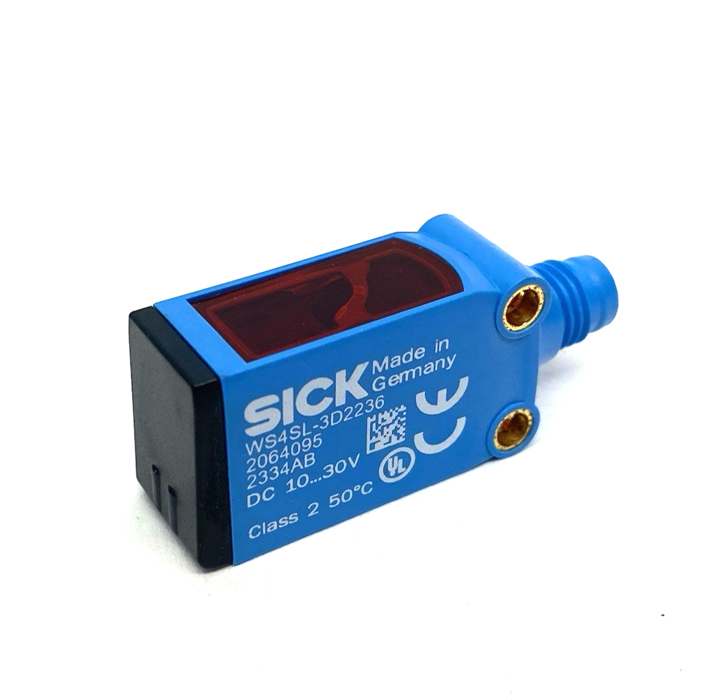 WS4SL-3D2236 | Sick Through-Beam Photoelectric Sensor 0...50m Range 2064095 - New – Open box - Maverick Industrial Sales