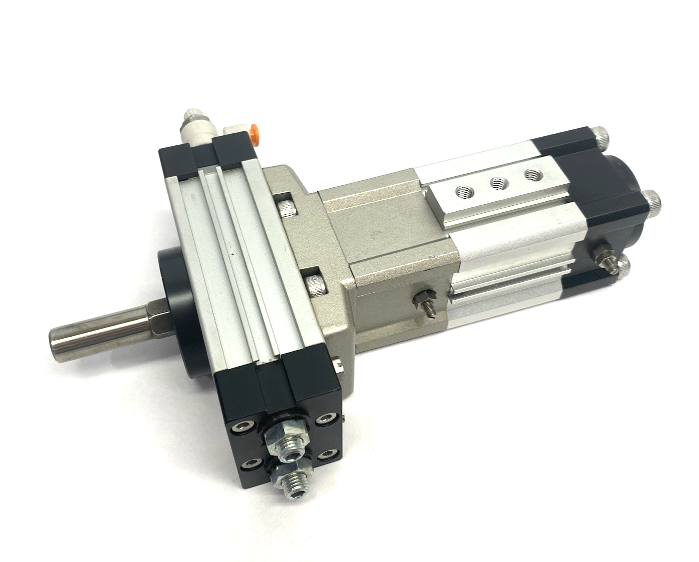 SMC MRQBS32-10NA-XN Pneumatic Rotary Cylinder, 32mm, Specialized - Maverick Industrial Sales